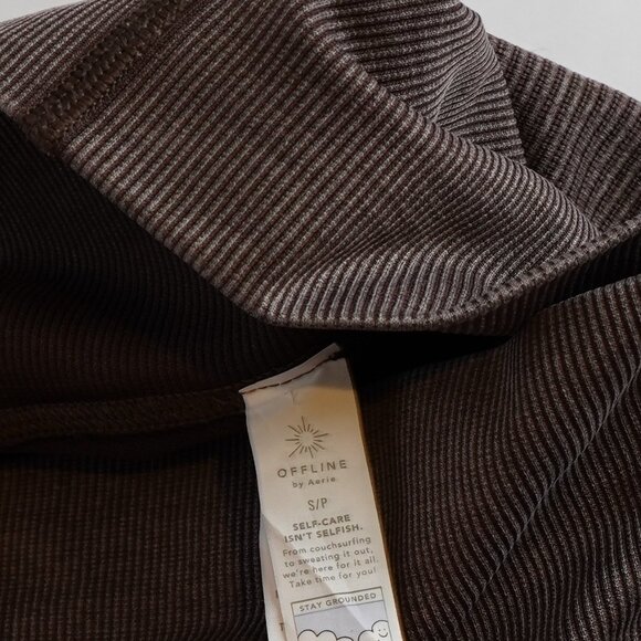 Offline by Aerie Totally Textured Seamless Leggings Relic Brown - Small - Picture 5 of 6